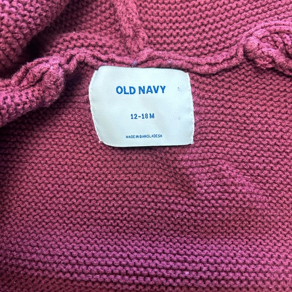 Old Navy Cotton Knit Sweaters - 12-18 Months - Picture 6 of 6